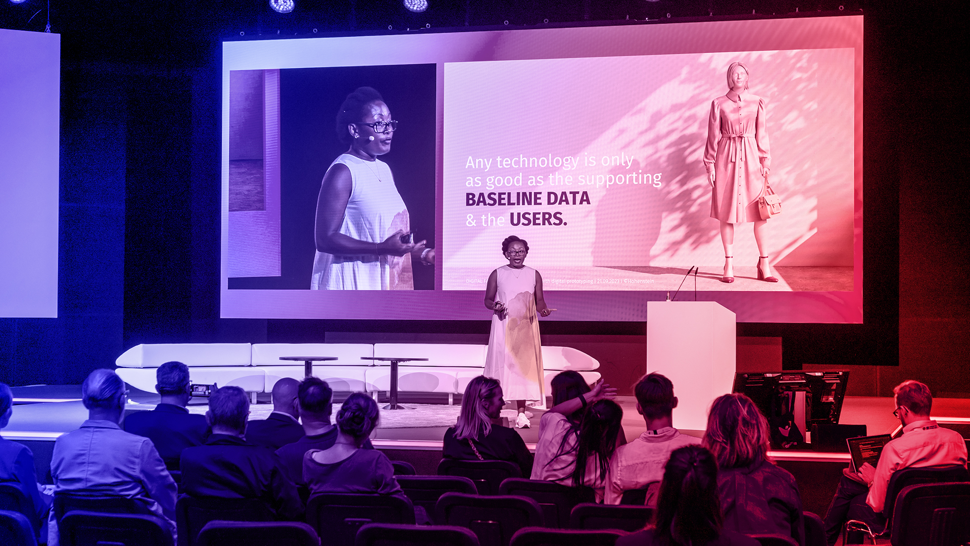 Digitale Mode auf der DMEXCO 2023 Ein ganzer Nachmittag der DMEXCO 2023 widmete sich dem Thema „Digitale Mode“.