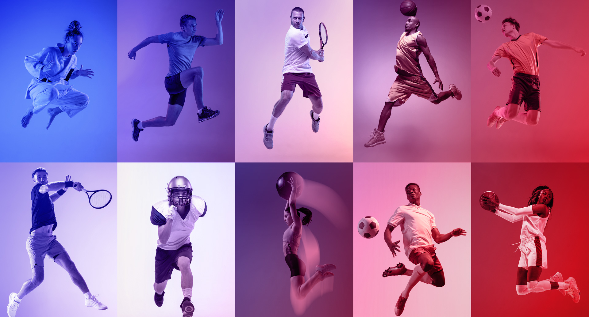 Digitales Sportmarketing: Trends 2024 Sportmarketing: Sportlerinnen und Sportler in Aktion
