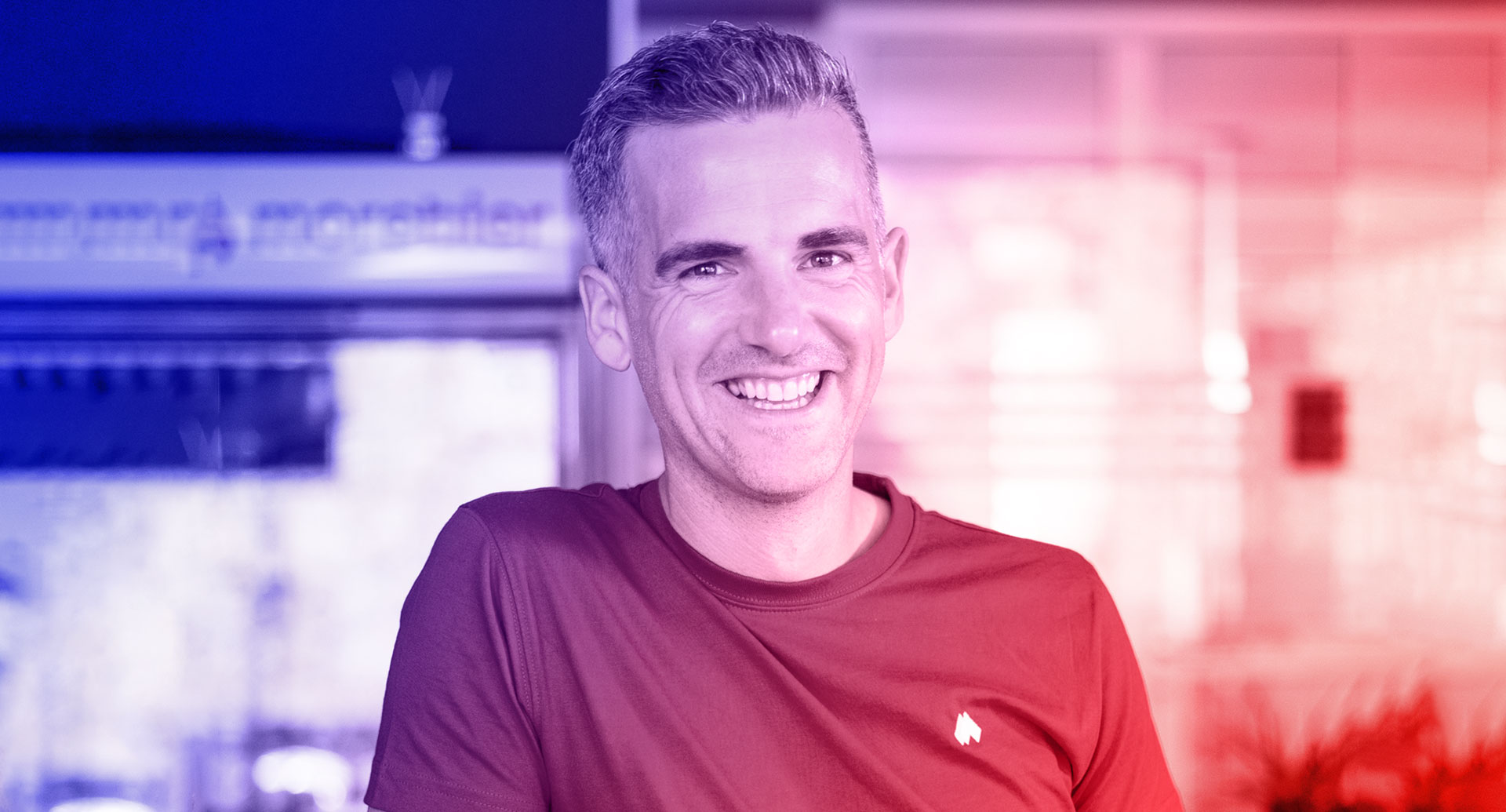 DMEXCO Column: Robin Heintze on creative trade fair booth ideas for companies.  Trade fair booth ideas: Portrait of Robin Heintze.