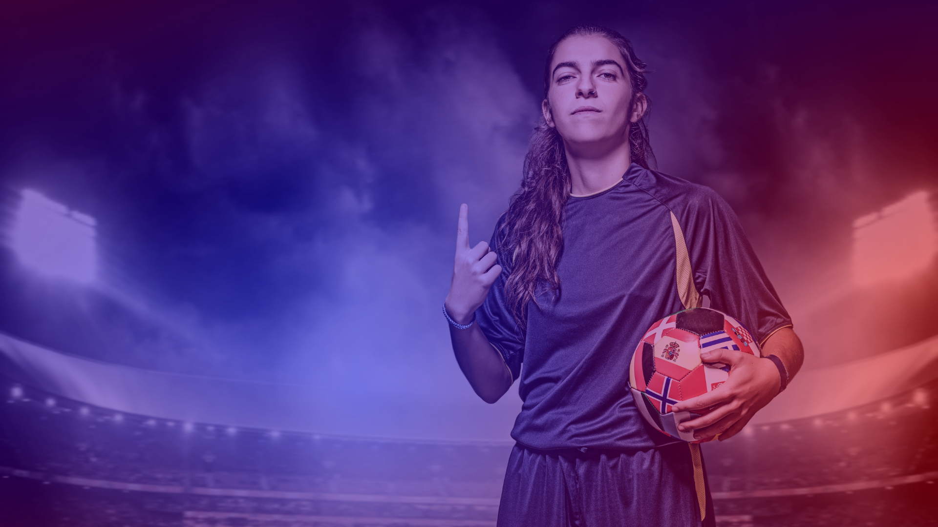 Sportmarketing-Beispiele bei der Frauen-EM 2025 Eine Fußballerin symbolisiert Sportmarketing-Kampagnen zur EM 2025.