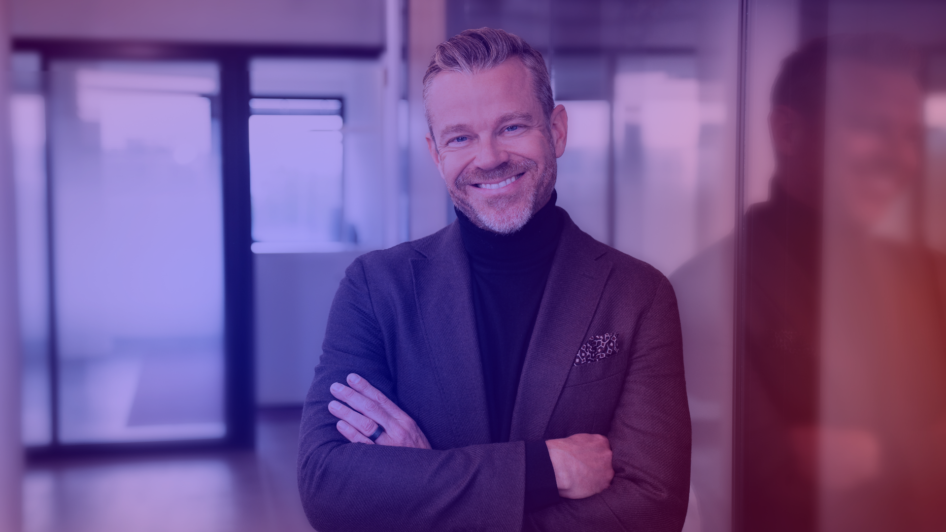 Porträt von Rik Strubel, Executive Vice President Group Marketing bei der Douglas Group 