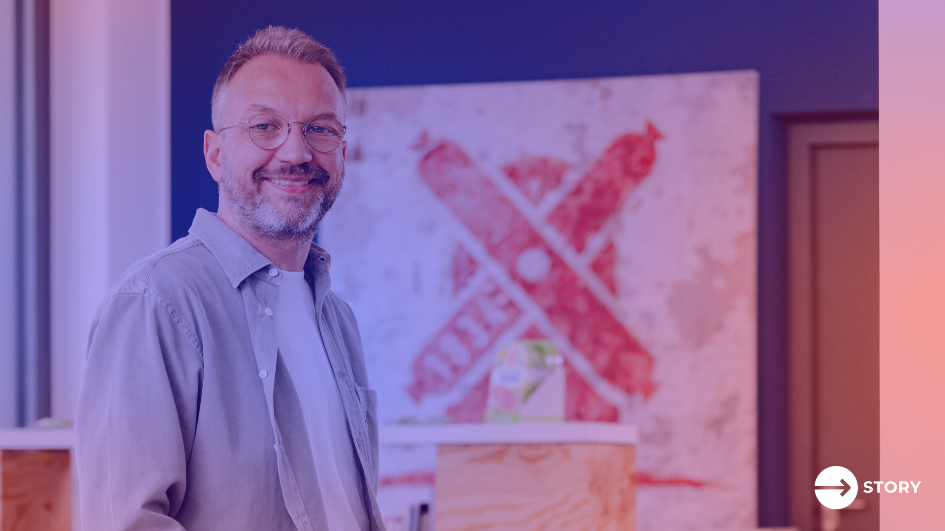 Portrait of Steffen Zeller, CMO Rügenwalder Mühle