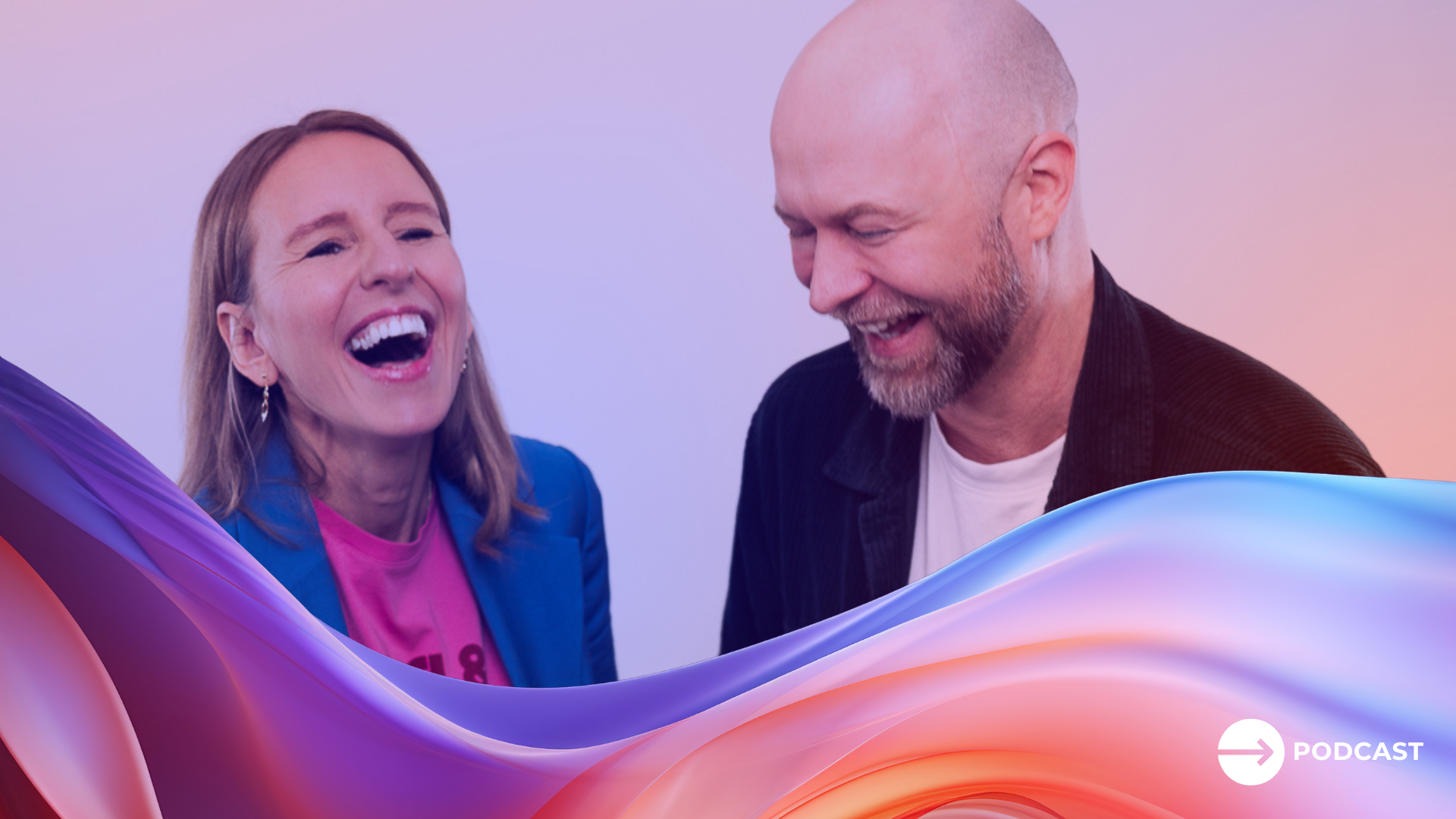 Social Media Schau: Hosts Verena Gründel und Nemo Tronnier