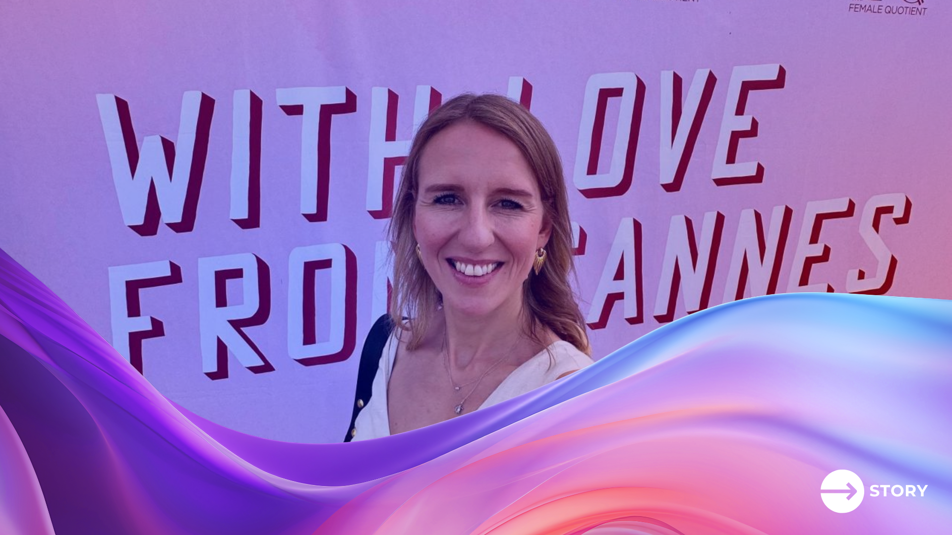 Selfie taken by Verena Gründel at the Cannes Lions 2026