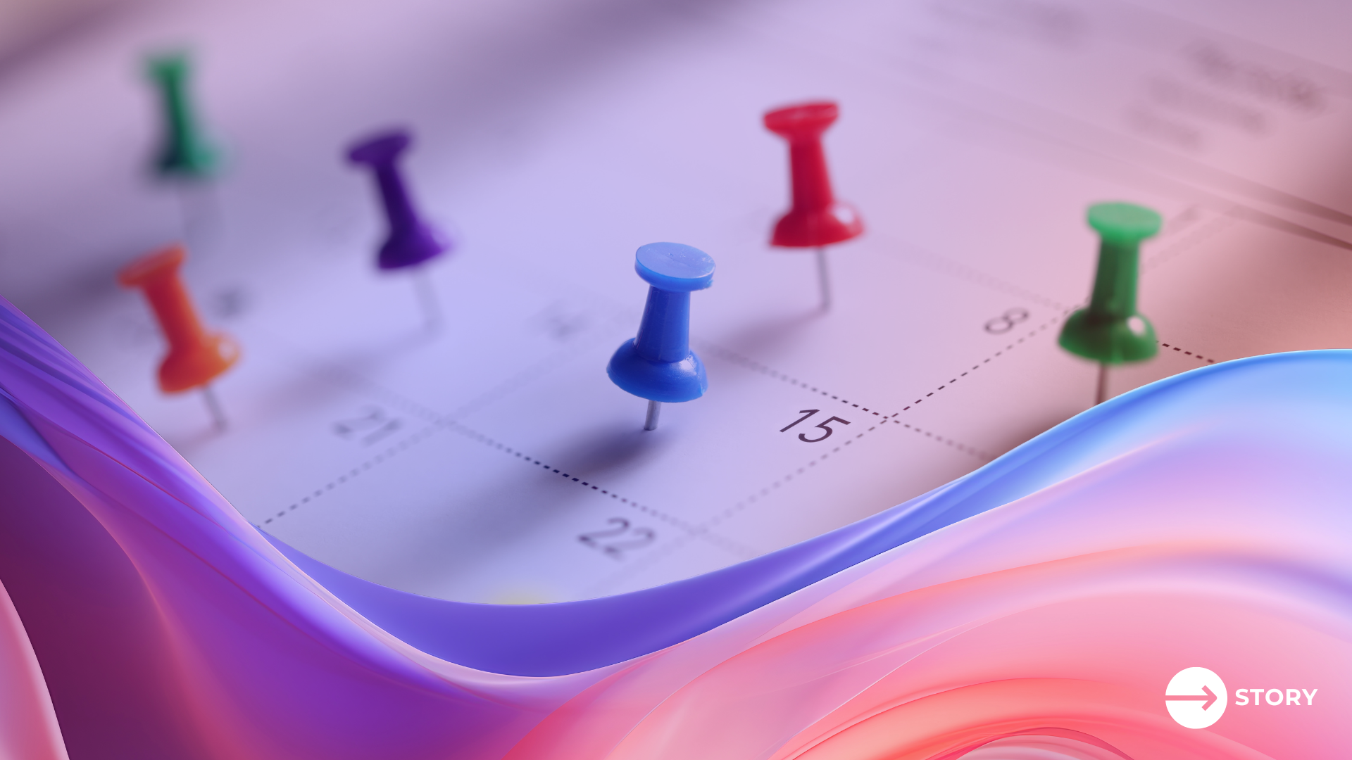 Pins in a calendar symbolize the huge number of shopping events taking place in 2026. 